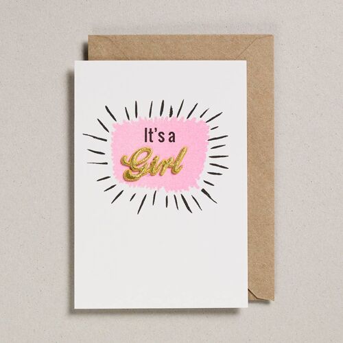 Word Cards - Pack of 6 - It's a Girl