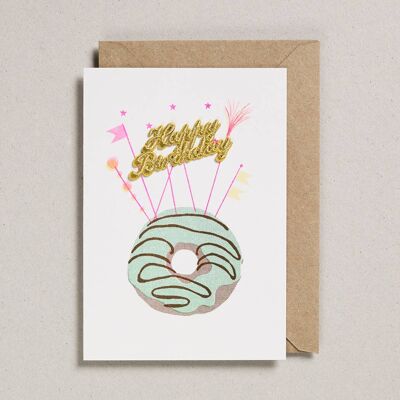 Cake Cards - Confezione da 6 - Ciambella alla menta