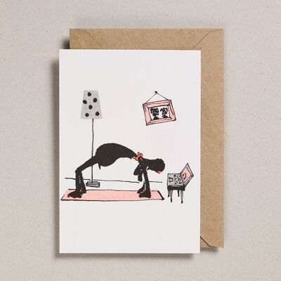 Rascals-Karten – 6 Stück – Yoga-Hund