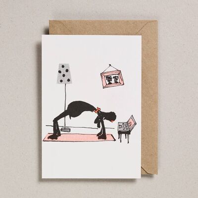 Carte Rascals - Confezione da 6 - Cane da Yoga