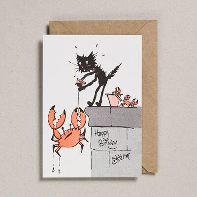 Rascals Cards - Pack of 6 - Crabbing Cat