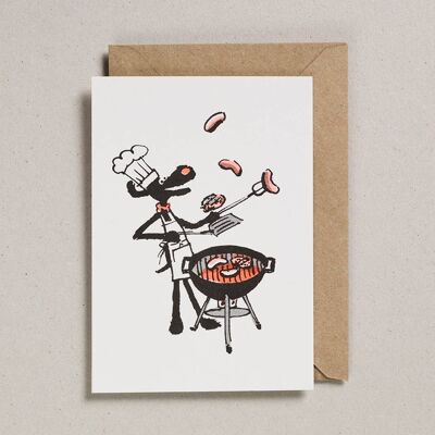 Rascals Cards - Pack of 6 - BBQ Dog