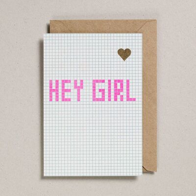 Biglietti di San Valentino - Confezione da 6 - Hey Girl