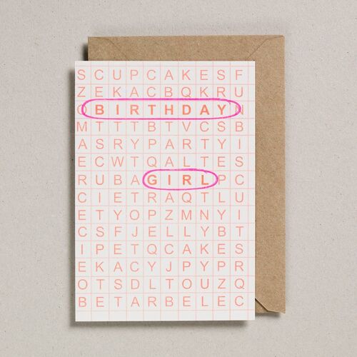 Grid - Pack of 6 - Birthday Girl