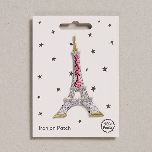 Iron on Patch - Pack of 6 - Eiffel Tower