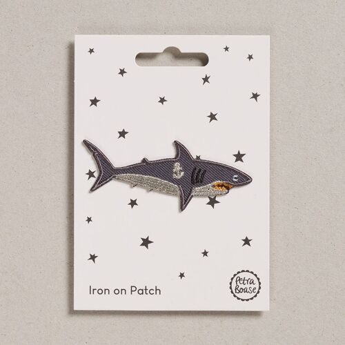 Iron on Patch - Pack of 6 - Shark