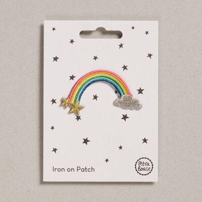 Patch zum Aufbügeln – Packung mit 6 – Regenbogen