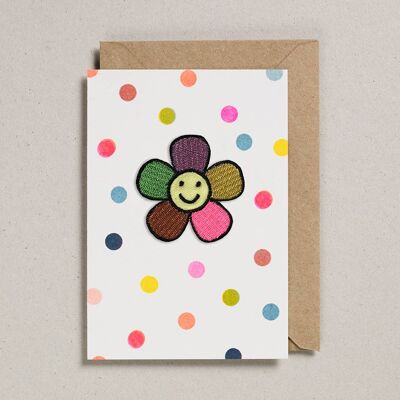 Patch Cards - Pack of 6 - Happy Flower