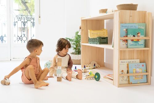Montessori shelf / bookcase - Small shelf / bookcase (85x90x40cm)