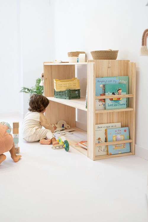 Montessori shelf / bookcase - Large shelf / bookcase (85x130x40cm)