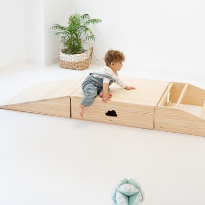 Crawling pack Pikler-inspired drawer and ramps