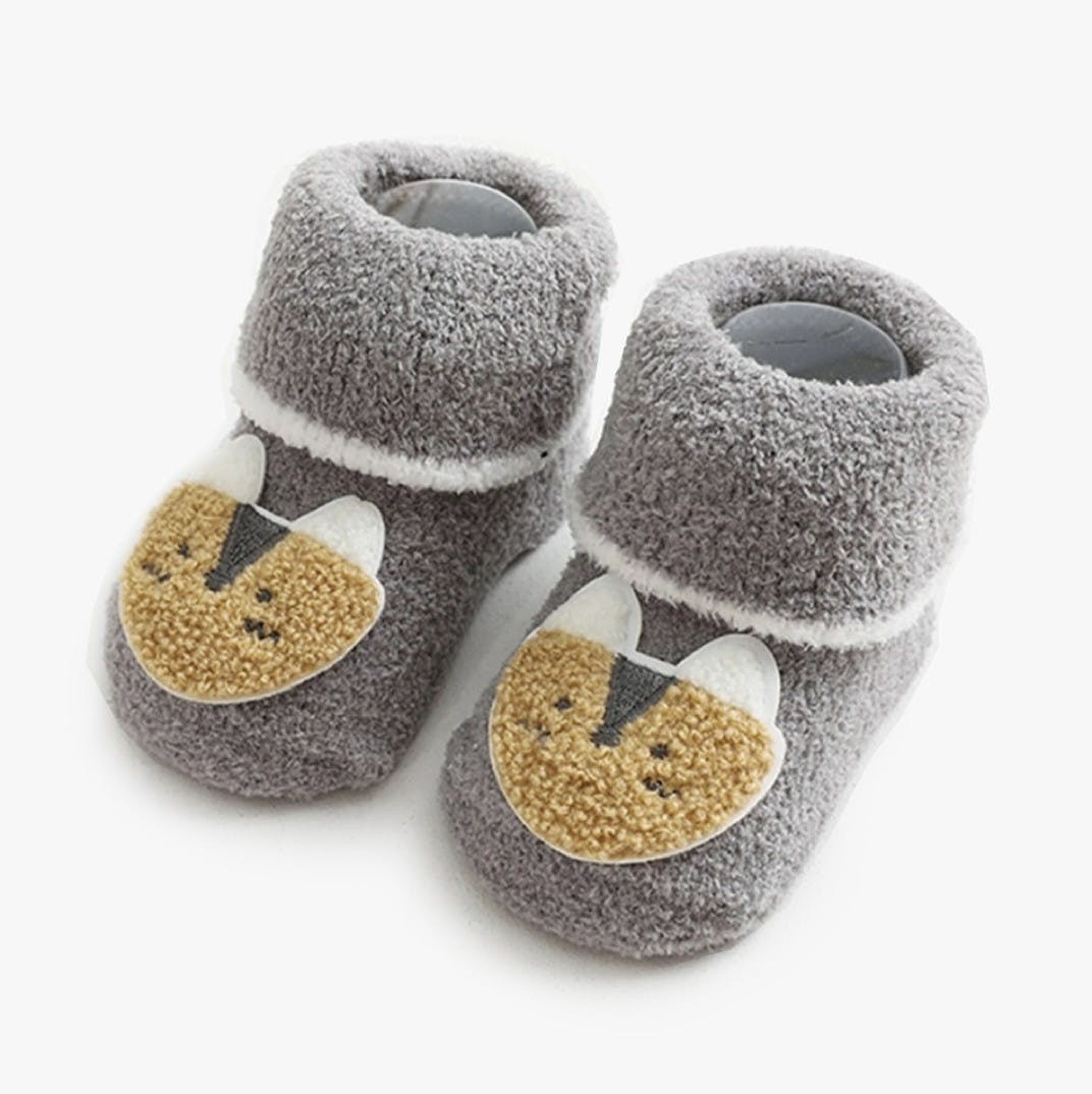 Chaussettes-chaussures montante pour bébé avec motif ourson - Le palais du  peton