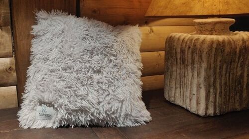 COUSSIN FAUSSE FOURRURE | Gris