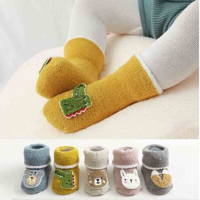 LOT DE 5 PAIRES DE CHAUSSETTES BEBE | 6/9 mois 👶🐻