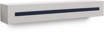 Porte-clés avec étagère en béton "light edition" 33x6x5 cm, bleu foncé 5
