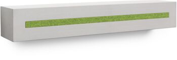 Porte-clés avec étagère en béton "light edition" 33x6x5 cm, vert clair 5