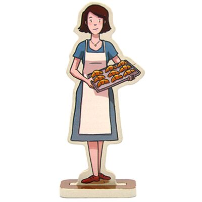 Madeleine the baker figurine