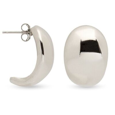Warusha Earrings In 925 Sterling Silver With Rhodium Plating.