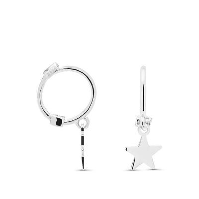 Donmeri Earrings In 925 Sterling Silver With Rhodium Plating.