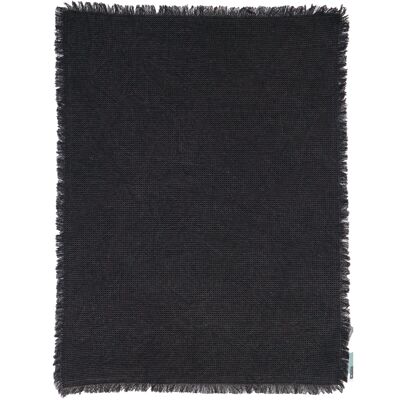 Theedoek Miniwafel | 50x70 cm | zwart