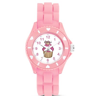 Reloj para niños Colori 30MM Pink Cupcake 5ATM