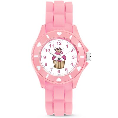 Reloj para niños Colori 30MM Pink Cupcake 5ATM