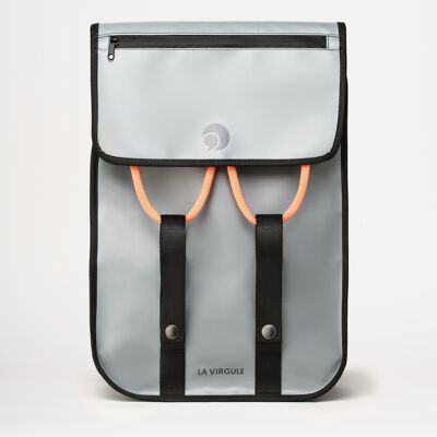 Upcycling, wasserdichter und lokaler Rucksack - GRAVELOT 18L GRIS