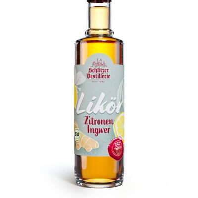 Liquore allo zenzero e limone biologico