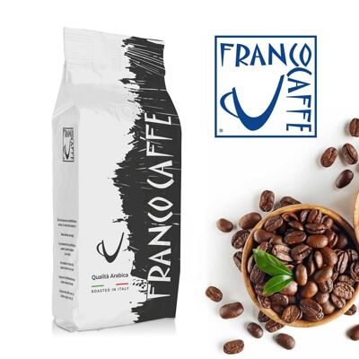 Erhabene Kaffeebohnen: Arabica-Qualität 1 kg
