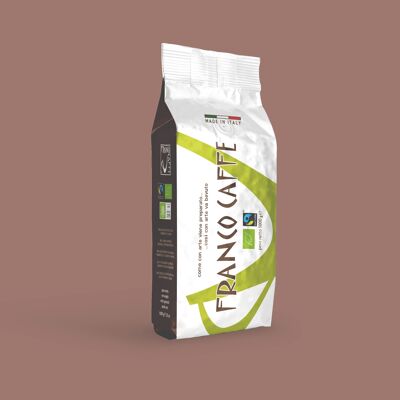 Grains de café expresso naturels : qualité Arabica biologique et commerce équitable 1 kg - Le goût authentique du café durable
