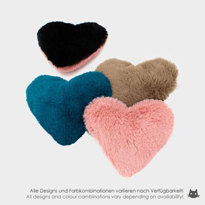 4cats plush heart two-tone valerian - 8 pieces