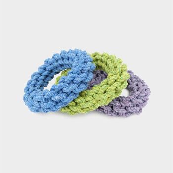 Happy Pet Nuts For Knots Ring - 2 tailles, lot de 3, les couleurs varient 1