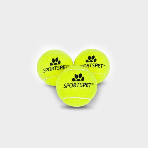 SPORTSPET Tennis Ball - without squeaker, 65 mm diameter