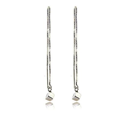 Essential Earrings In 925 Sterling Silver With Rhodium Plating. 0.8 g (2)