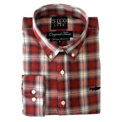 Chemise Original Trout taille S ROUGE