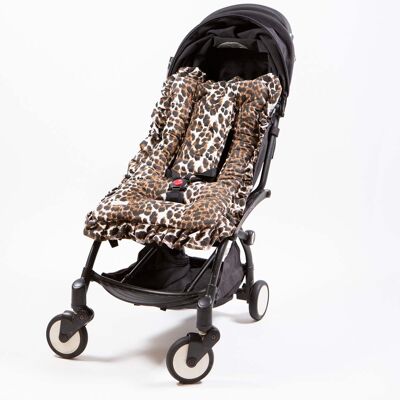 Kinderwagenmatratze - 1001 Leopard Neu
