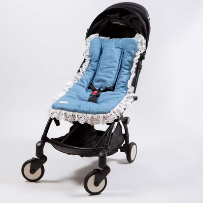 Stroller Mattress - 1006 Jeans Embroidery