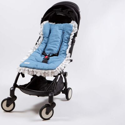 Stroller Mattress - 1006 Jeans Embroidery