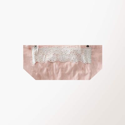 Forro Bolso cambiador pequeño - 1014 Pink Percale