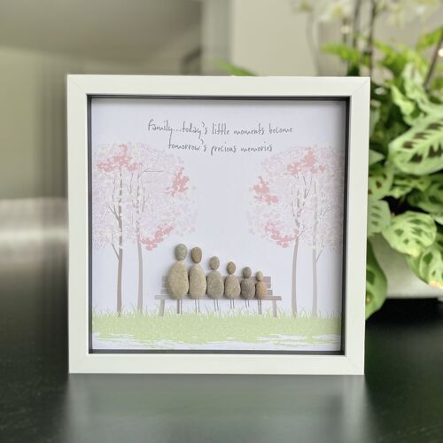 PEBBLE ARTWORK GIFT  | Family… today's little moments become tomorrow's precious memories
