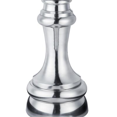 Pieza de ajedrez señora plata
