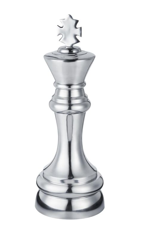 Schachfigur König Silber