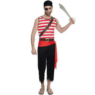 Costume da pirata forte per uomo - S