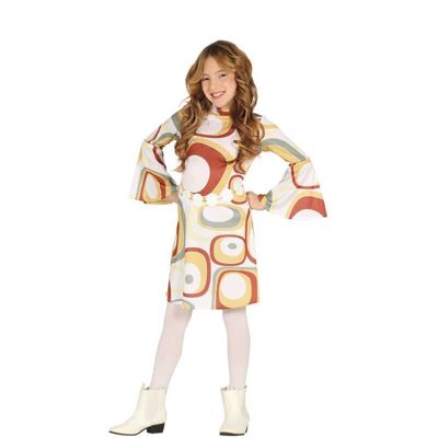 Girl's 70s Hippie Costume - 5-6A