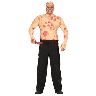 Men's Halloween Burnt Man Costume - L