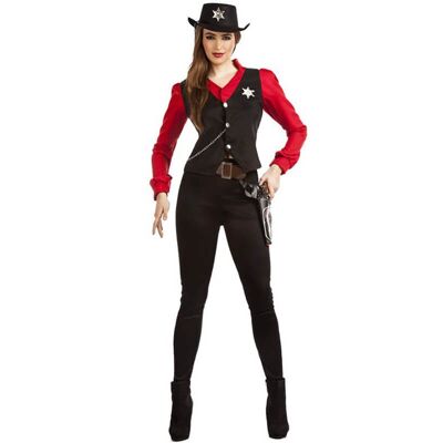 Sheriff-Kostüm für Damen - XL