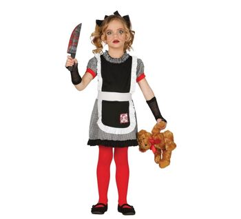 Costume de poupée diabolique pour fille