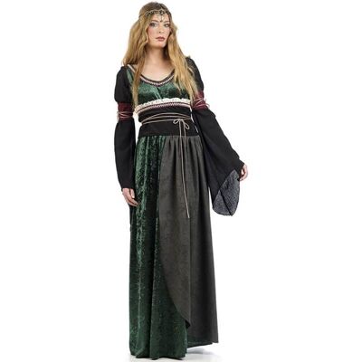 Green Medieval Lady costume for women - S