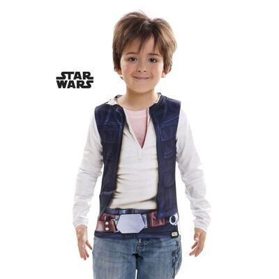 Han Solo Star Wars Kostüm-T-Shirt für Jungen
