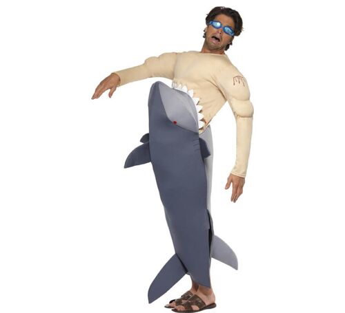 Disfraz Hombre devorado por Tiburón para Hombre - Universal Hombre